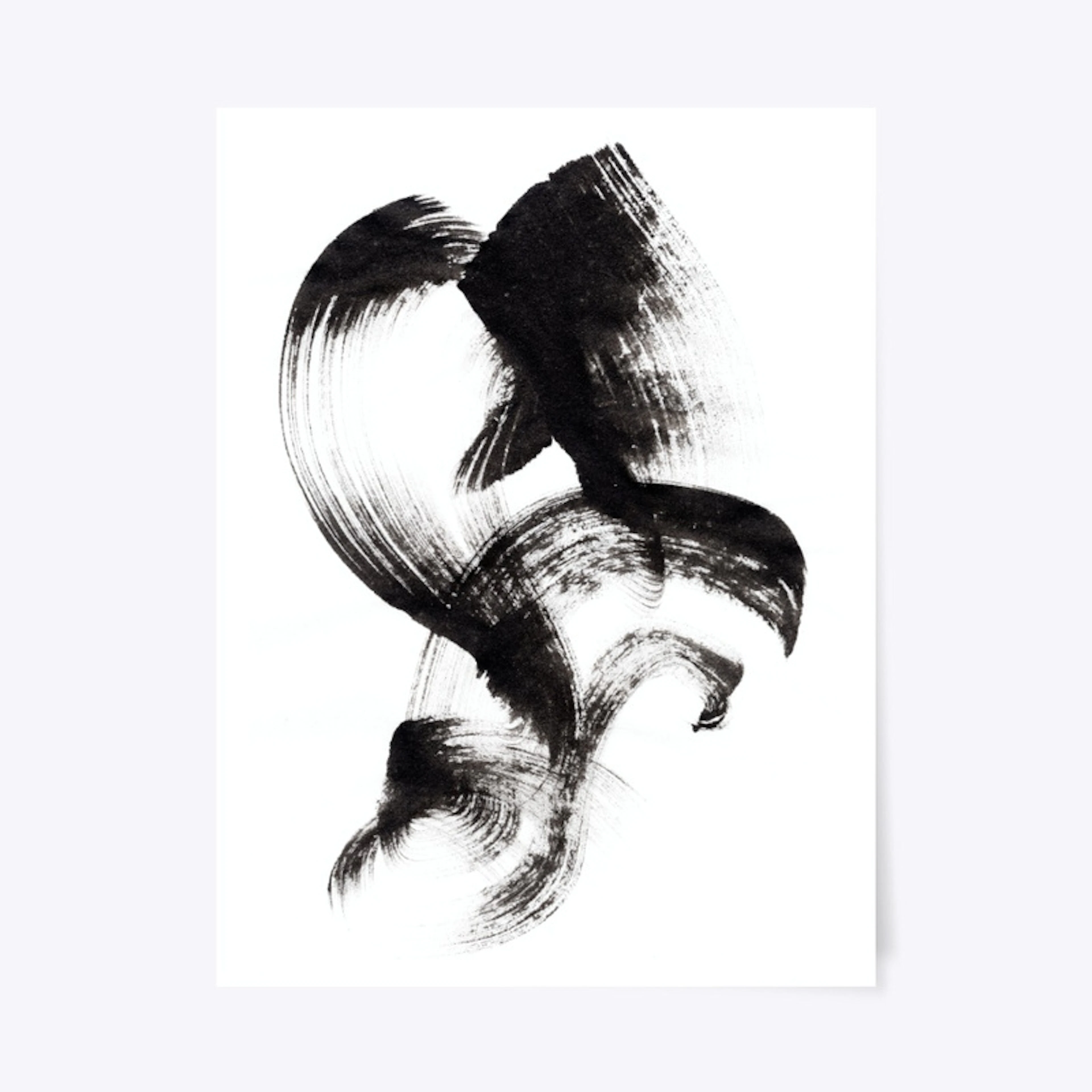 Abstract Calligraphy Brush